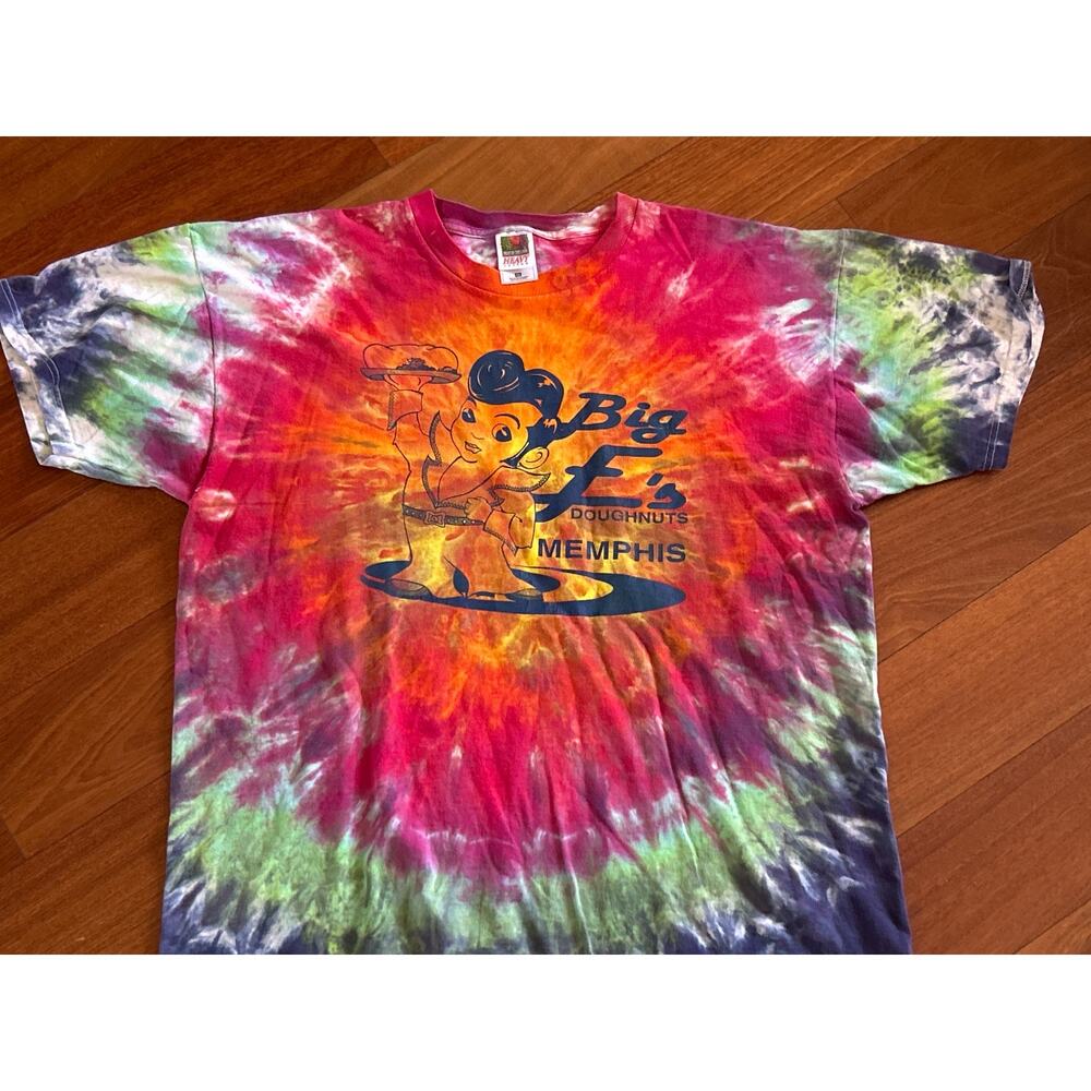 Big E's Donuts MEMPHIS Tie Dye Shirt
